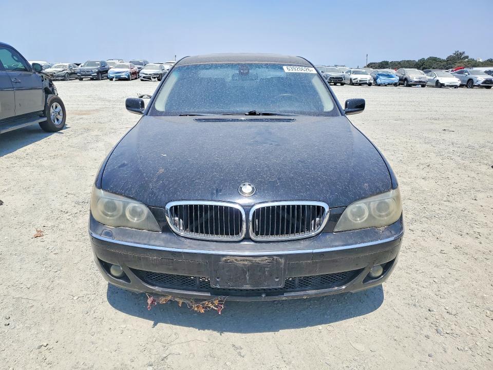 2007 Bmw 750 მანქანა იყიდება აუქციონზე, vin: WBAHL83547DT10653, აუქციონის ნომერი: 63920626