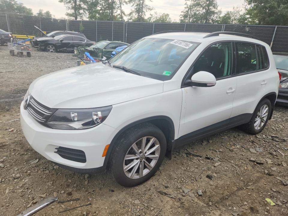 Продаж на аукціоні авто 2018 Volkswagen Tiguan Limited, vin: WVGAV7AX9JK003586, номер лоту: 65167786