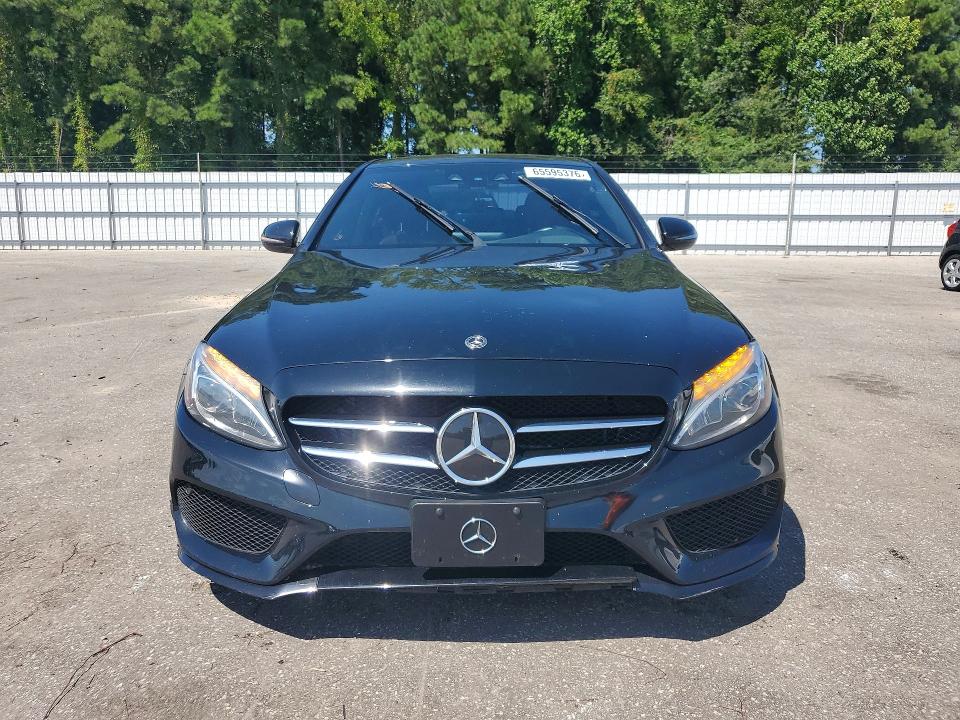 65595376 :رقم المزاد ، 55SWF4JB3JU265318 vin ، 2018 Mercedes-benz C مزاد بيع