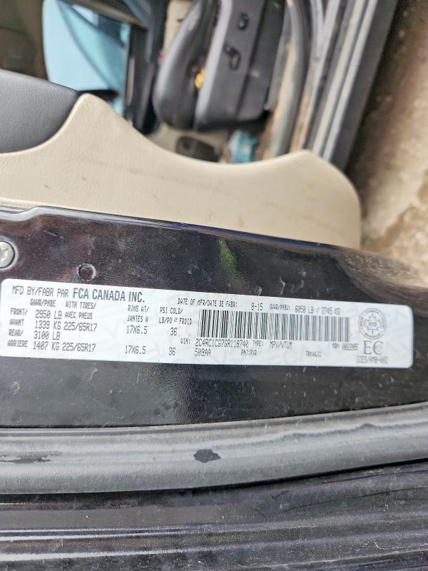 64896286 :رقم المزاد ، 2C4RC1CG7GR118740 vin ، 2016 Chrysler Town & Country مزاد بيع
