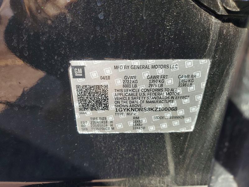 Продаж на аукціоні авто 2019 Cadillac Xt5, vin: 1GYKNDRS8KZ100068, номер лоту: 67091516