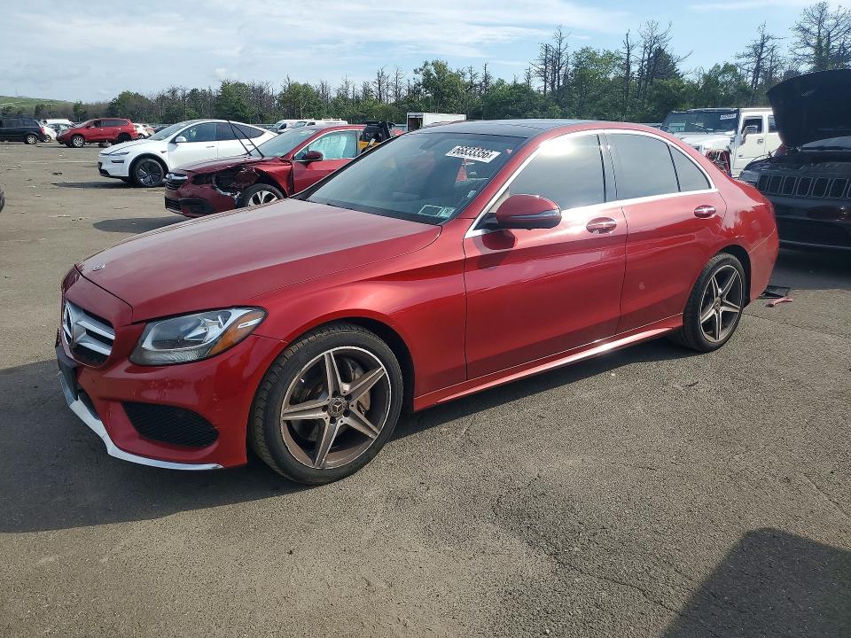 Auction sale of the 2018 Mercedes-benz C, vin: WDDWF4KB7JR349223, lot number: 66833356
