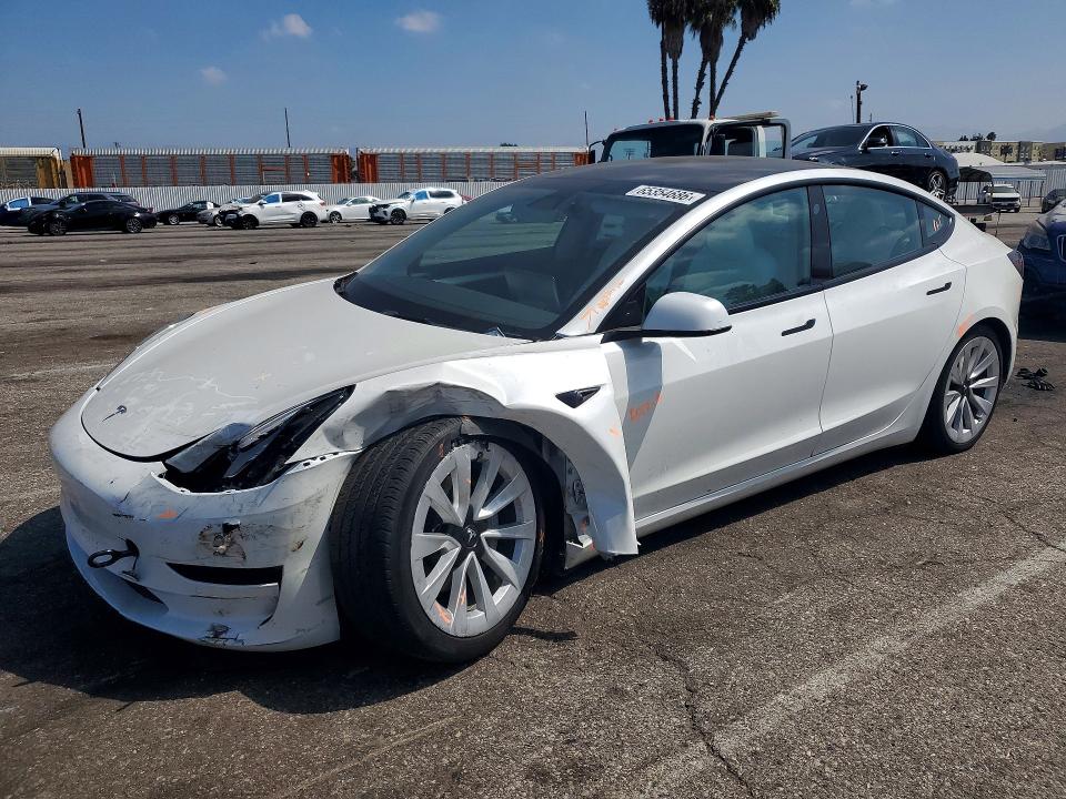Продажа на аукционе авто 2022 Tesla Model 3, vin: 5YJ3E1EB7NF265344, номер лота: 65354686
