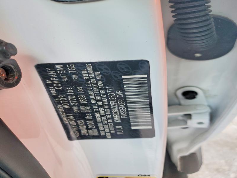 65201576 :رقم المزاد ، KMHRC8A32PU233771 vin ، 2023 Hyundai Venue مزاد بيع
