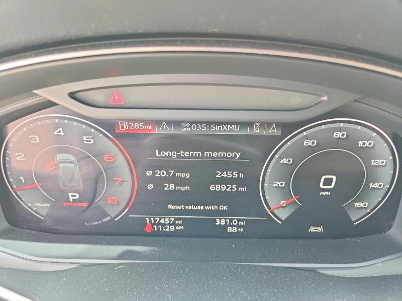 2020 Audi Q7 მანქანა იყიდება აუქციონზე, vin: WA1LXAF72LD002164, აუქციონის ნომერი: 64556686
