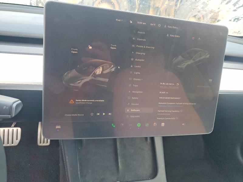 Aukcja sprzedaży 2022 Tesla Model 3, vin: 5YJ3E1EC9NF268027, numer aukcji: 63767386