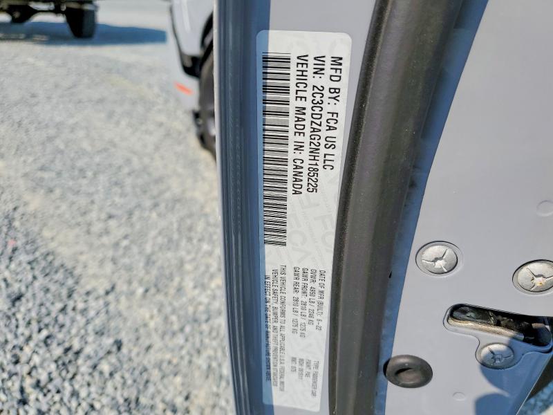 2022 Dodge Challenger მანქანა იყიდება აუქციონზე, vin: 2C3CDZAG2NH185225, აუქციონის ნომერი: 64753106