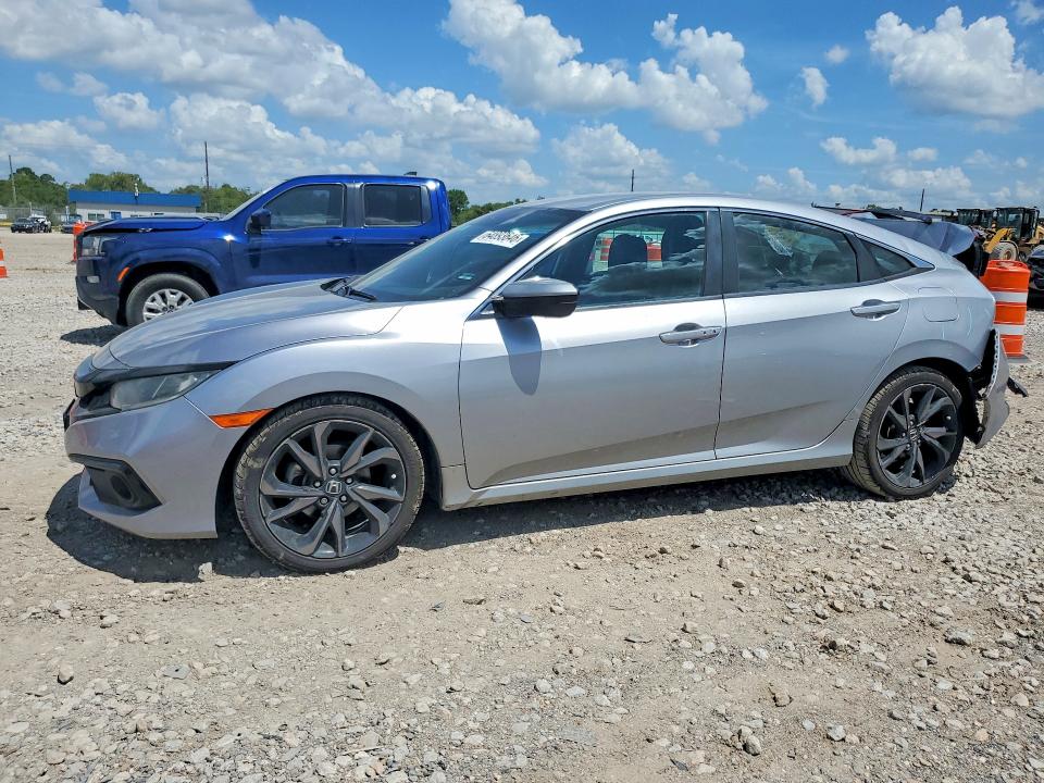 64893646 :رقم المزاد ، 19XFC2F83LE010494 vin ، 2020 Honda Civic مزاد بيع