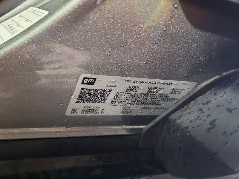 64314326 :رقم المزاد ، KL77LHEP2TC186344 vin ، 2026 Chevrolet Trax مزاد بيع