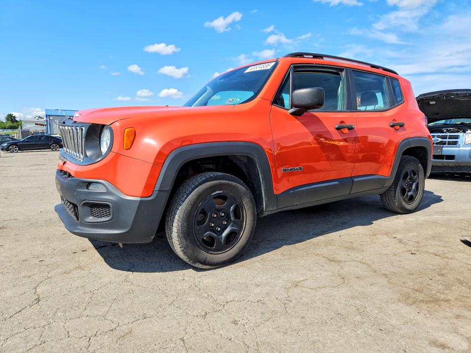2018 Jeep Renegade მანქანა იყიდება აუქციონზე, vin: ZACCJBAH2JPJ05769, აუქციონის ნომერი: 63534836