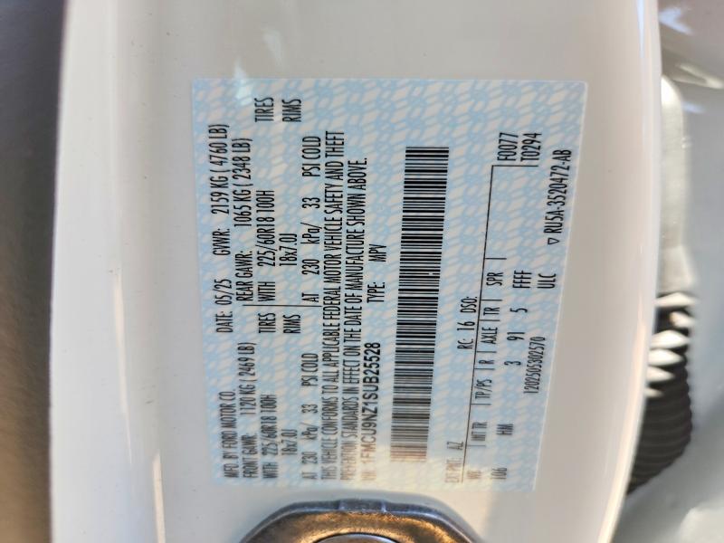 Продажа на аукционе авто 2025 Ford Escape, vin: 1FMCU9NZ1SUB25528, номер лота: 66939936