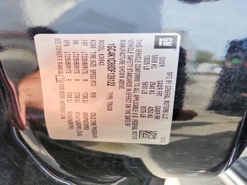63346366 :رقم المزاد ، 1GC4K1C88DF139122 vin ، 2013 Chevrolet Silverado مزاد بيع