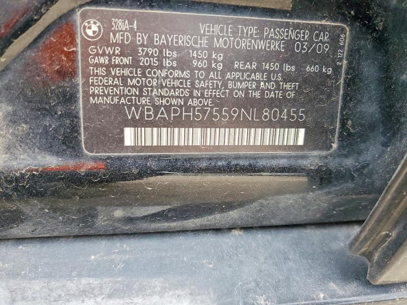 Продажа на аукционе авто 2009 Bmw 328, vin: WBAPH57559NL80455, номер лота: 66273646