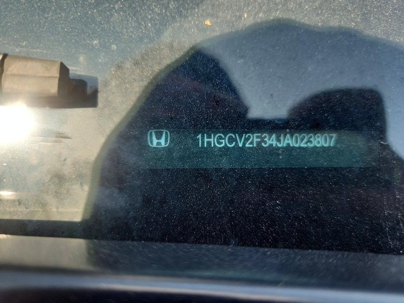 Aukcja sprzedaży 2018 Honda Accord, vin: 1HGCV2F34JA023807, numer aukcji: 63652526