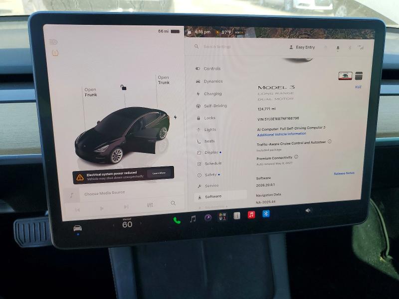 Продажа на аукционе авто 2022 Tesla Model 3, vin: 5YJ3E1EB7NF166796, номер лота: 63596996