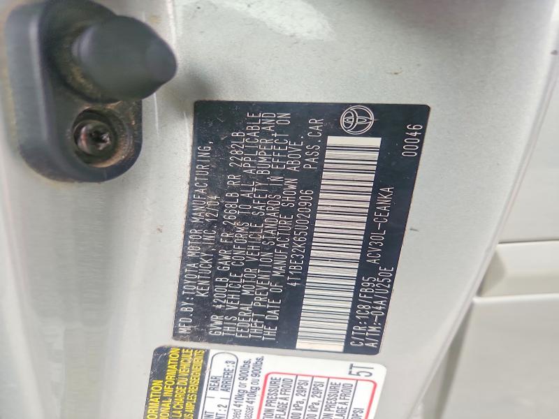 Aukcja sprzedaży 2005 Toyota Camry, vin: 4T1BE32K65U020906, numer aukcji: 65119506
