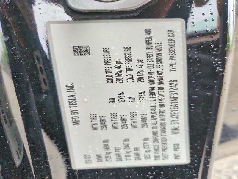 Продаж на аукціоні авто 2022 Tesla Model 3, vin: 5YJ3E1EA1NF372428, номер лоту: 64989216