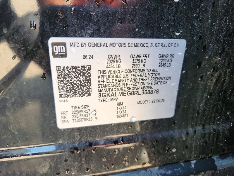 Aukcja sprzedaży 2024 Gmc Terrain, vin: 3GKALMEG8RL358878, numer aukcji: 65004456