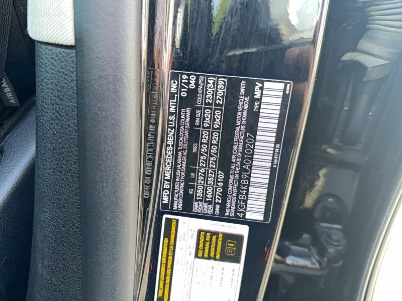 64478666 :رقم المزاد ، 4JGFB4KB9LA010207 vin ، 2020 Mercedes-benz Gle مزاد بيع