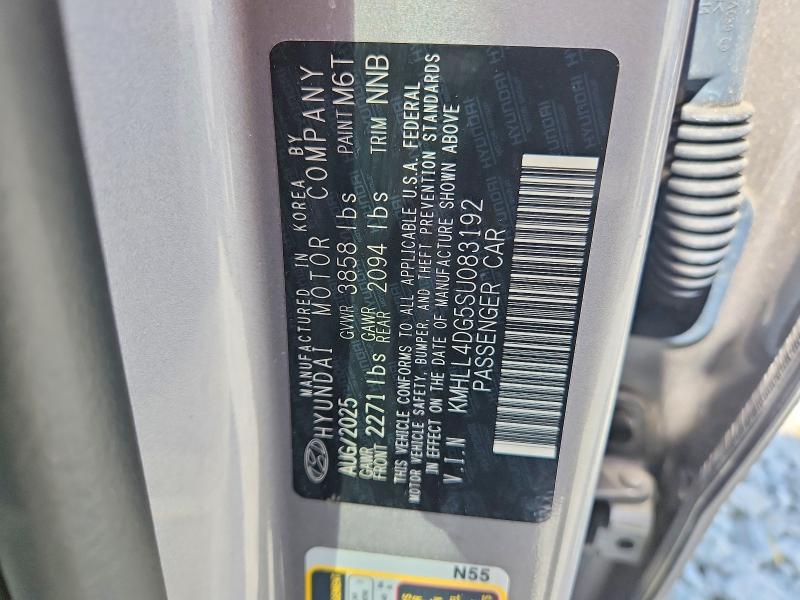 65686656 :رقم المزاد ، KMHLL4DG5SU083192 vin ، 2025 Hyundai Elantra مزاد بيع
