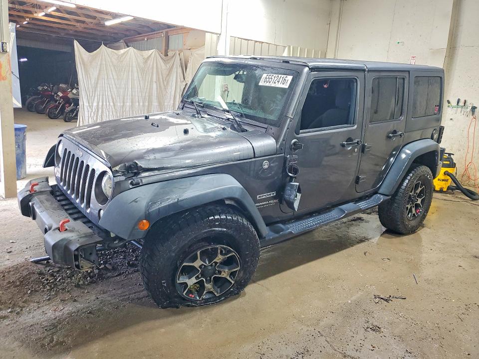 Auction sale of the 2018 Jeep Wrangler Unlimited, vin: 1C4BJWDG6JL910493, lot number: 65512416