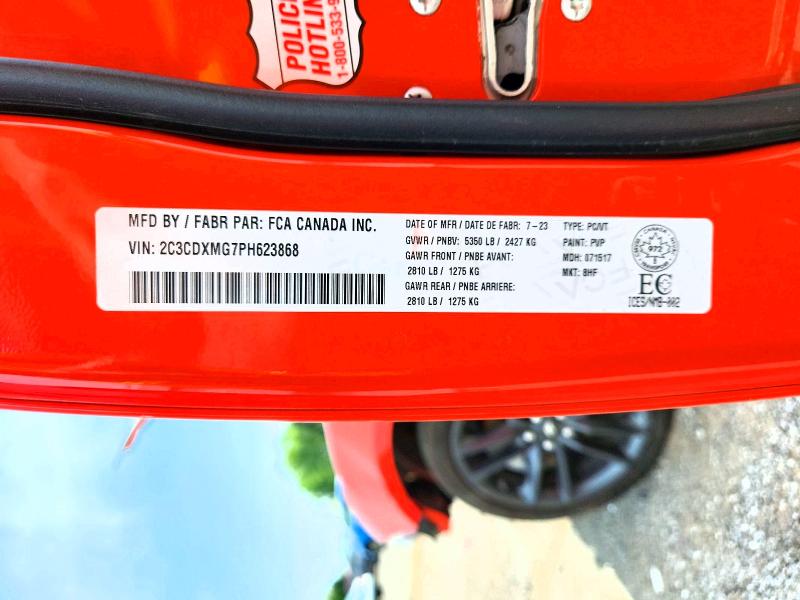 Aukcja sprzedaży 2023 Dodge Charger, vin: 2C3CDXMG7PH623868, numer aukcji: 62630356