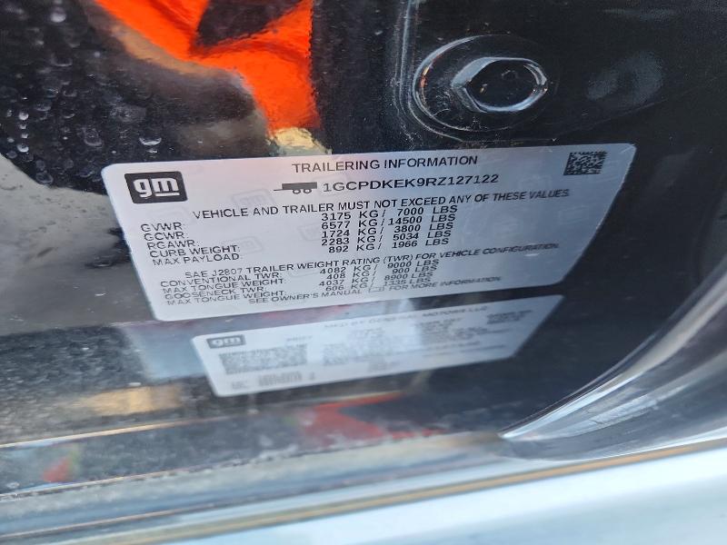 Продажа на аукционе авто 2024 Chevrolet Silverado, vin: 1GCPDKEK9RZ127122, номер лота: 66920786