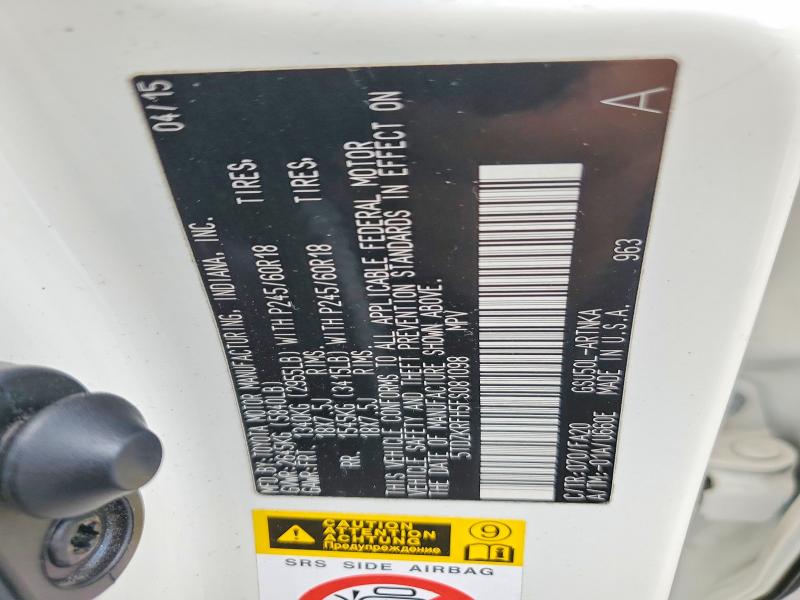 Aukcja sprzedaży 2015 Toyota Highlander, vin: 5TDZKRFH5FS081098, numer aukcji: 64845646