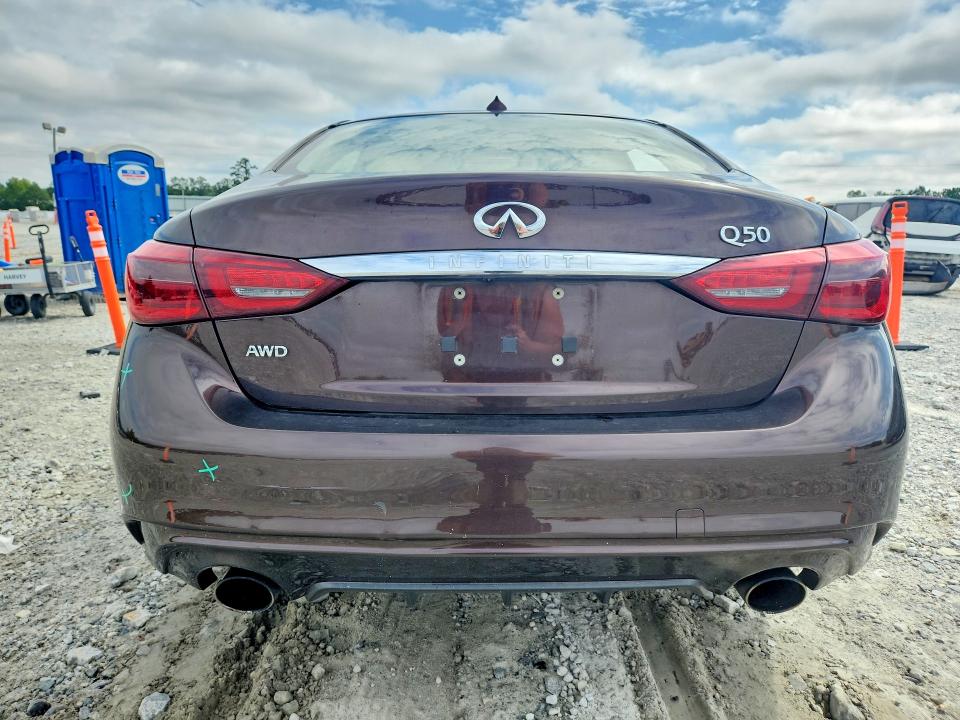 63010216 :رقم المزاد ، JN1EV7AR5JM440449 vin ، 2018 Infiniti Q50 مزاد بيع