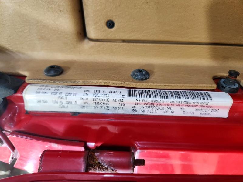 Aukcja sprzedaży 1997 Jeep Wrangler / Tj, vin: 1J4FY29P0VP536521, numer aukcji: 66218496