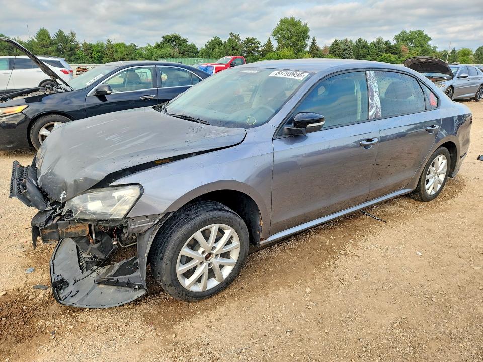2012 Volkswagen Passat მანქანა იყიდება აუქციონზე, vin: 1VWAH7A30CC110464, აუქციონის ნომერი: 64799996