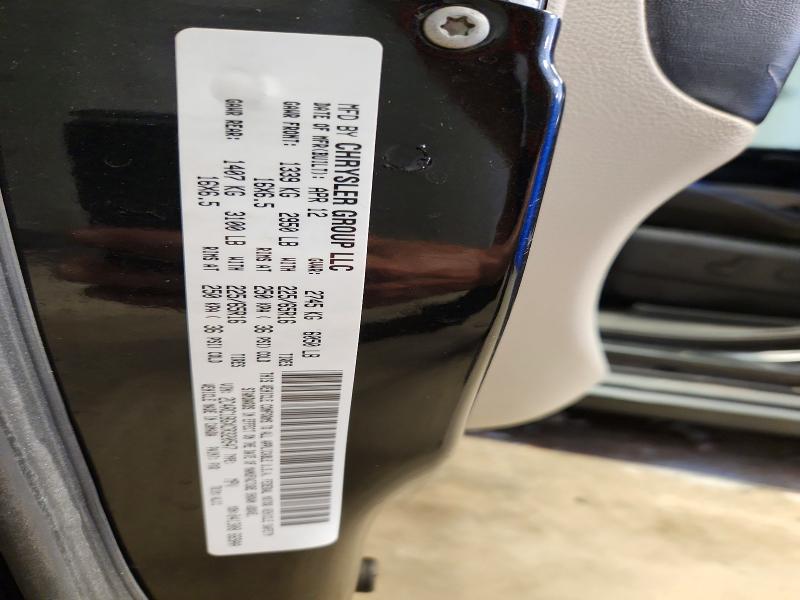 65808796 :رقم المزاد ، 2C4RC1BGXCR320547 vin ، 2012 Chrysler Town & Country مزاد بيع