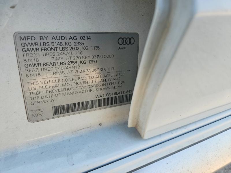 Продажа на аукционе авто 2014 Audi A4 Allroad, vin: WA1TFAFL8EA112849, номер лота: 63747286