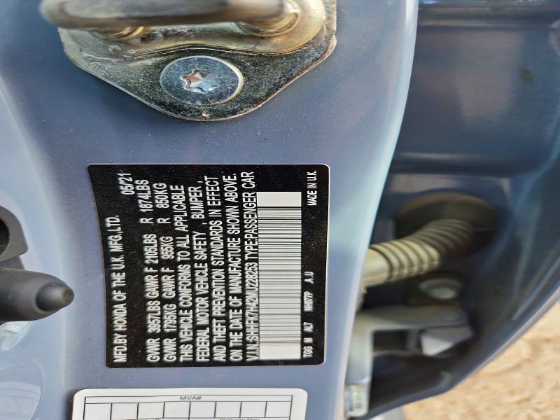 64912906 :رقم المزاد ، SHHFK7H42MU228253 vin ، 2021 Honda Civic مزاد بيع