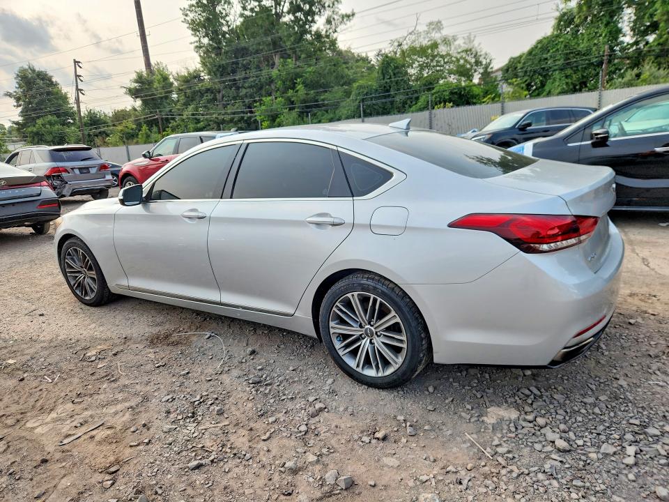 2018 Genesis G80 მანქანა იყიდება აუქციონზე, vin: KMHGN4JEXJU235447, აუქციონის ნომერი: 64901086