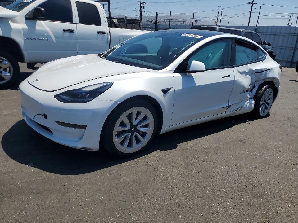 Aukcja sprzedaży 2022 Tesla Model 3, vin: 5YJ3E1EA5NF154573, numer aukcji: 63774386