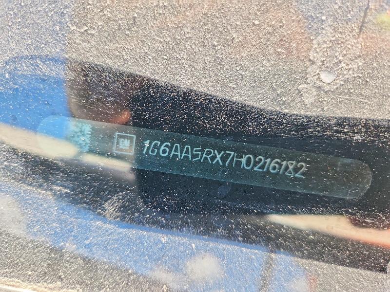 64461006 :رقم المزاد ، 1G6AA5RX7H0216182 vin ، 2017 Cadillac Ats مزاد بيع