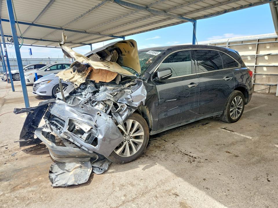 63765946 :رقم المزاد ، 5FRYD4H44GB046348 vin ، 2016 Acura Mdx مزاد بيع