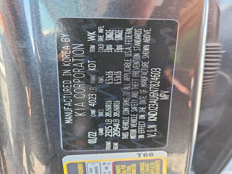 Aukcja sprzedaży 2022 Kia Soul, vin: KNDJ23AU6N7824603, numer aukcji: 65643056