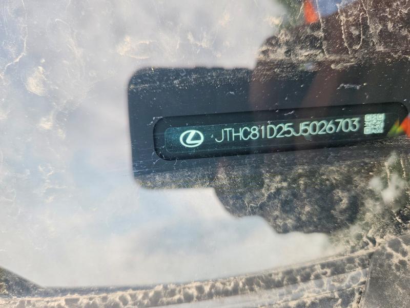Aukcja sprzedaży 2018 Lexus Is, vin: JTHC81D25J5026703, numer aukcji: 63509416