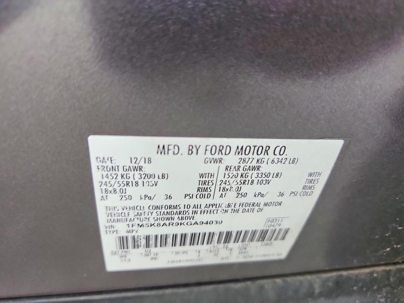 Aukcja sprzedaży 2019 Ford Explorer, vin: 1FM5K8AR9KGA94039, numer aukcji: 67250946