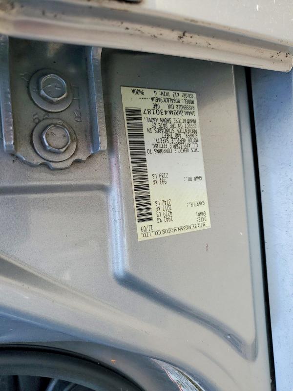 Aukcja sprzedaży 2010 Nissan Altima, vin: 1N4AL2AP2AN430187, numer aukcji: 64485376