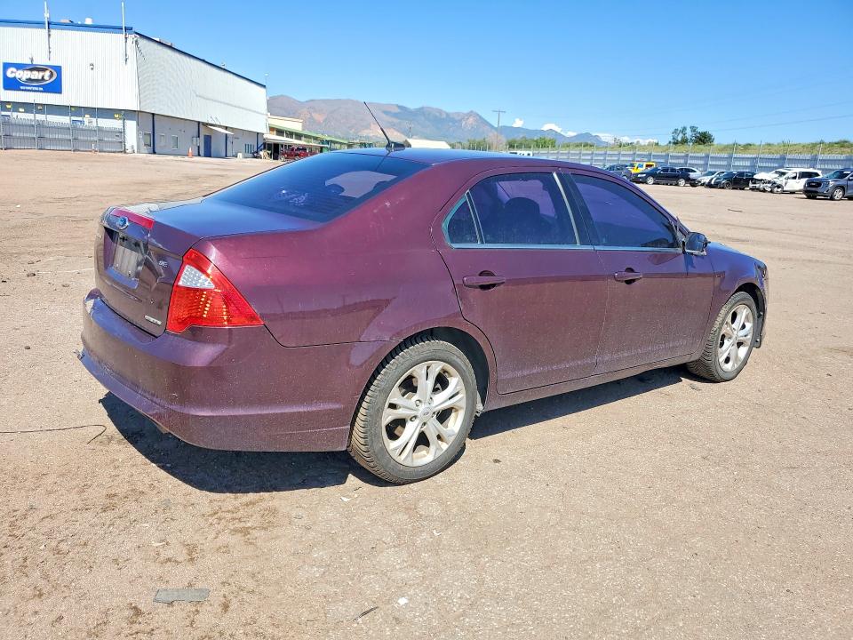 63746816 :رقم المزاد ، 3FAHP0HG1CR291456 vin ، 2012 Ford Fusion مزاد بيع