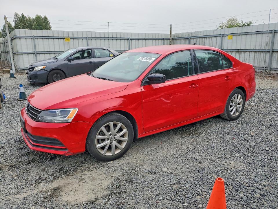 2015 Volkswagen Jetta მანქანა იყიდება აუქციონზე, vin: 3VWD17AJ4FM262654, აუქციონის ნომერი: 66048886