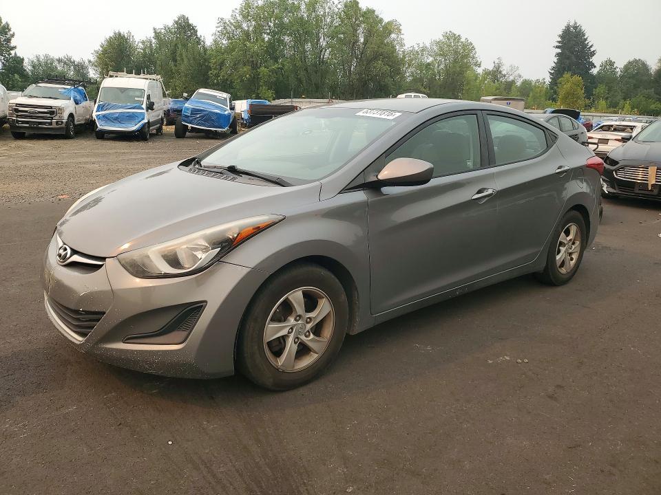 2014 Hyundai Elantra მანქანა იყიდება აუქციონზე, vin: 5NPDH4AE3EH526225, აუქციონის ნომერი: 63731816
