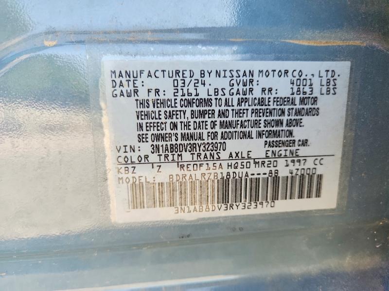 Aukcja sprzedaży 2024 Nissan Sentra, vin: 3N1AB8DV3RY323970, numer aukcji: 64773506