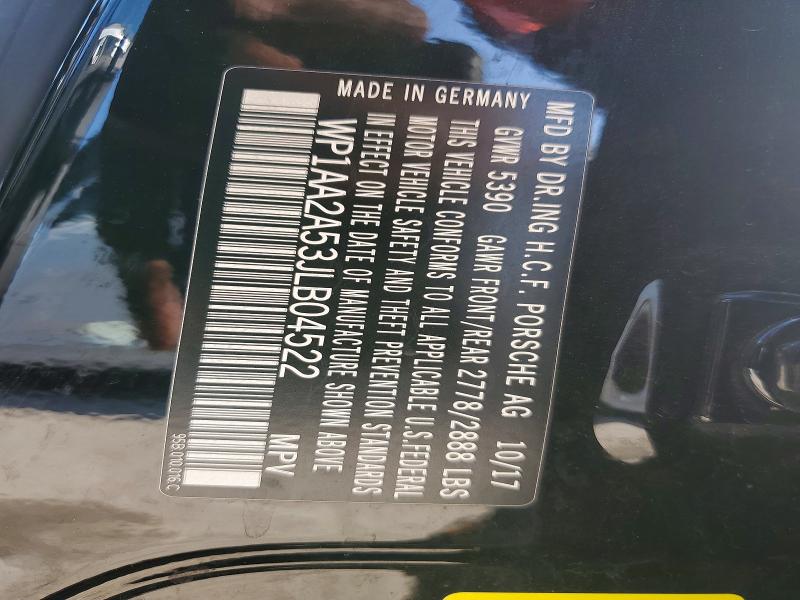 Продаж на аукціоні авто 2018 Porsche Macan, vin: WP1AA2A53JLB04522, номер лоту: 62026466