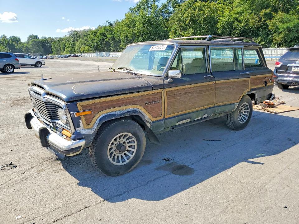 67141026 :رقم المزاد ، 1J4GS5878KP108622 vin ، 1989 Jeep Grand Wagoneer مزاد بيع