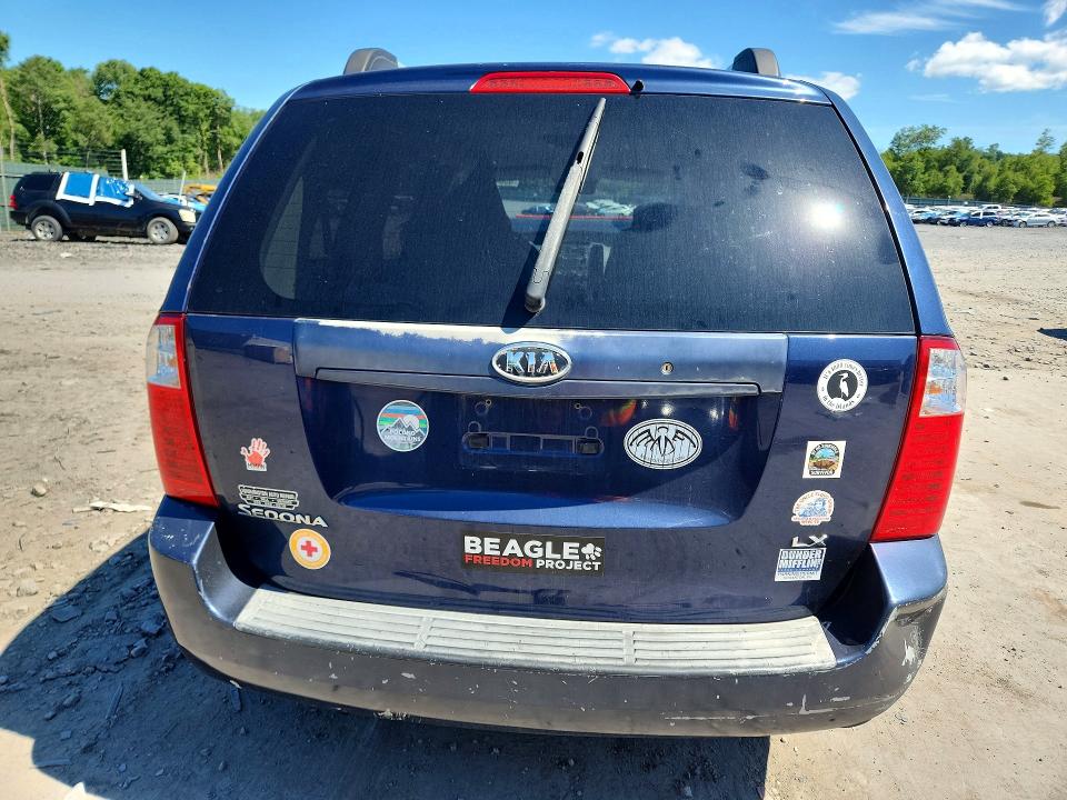 2006 Kia Sedona მანქანა იყიდება აუქციონზე, vin: KNDMB233066063473, აუქციონის ნომერი: 63843516