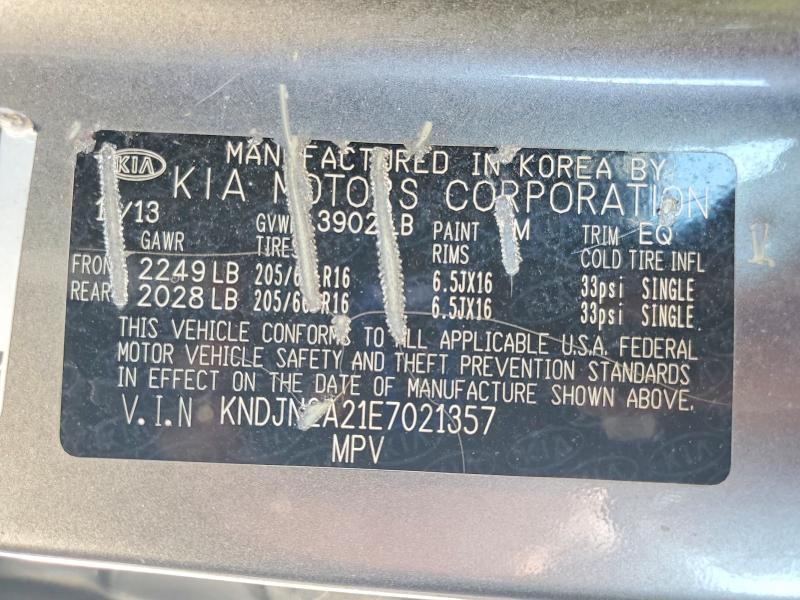 Продажа на аукционе авто 2014 Kia Soul, vin: KNDJN2A21E7021357, номер лота: 65488186